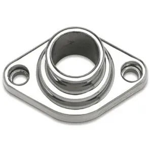 Edelbrock 4816 Polished Aluminum Straight Water Neck For Chevrolet V8 & 4.3L V6