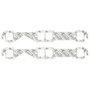 Mr Gasket 150A Performance Exhaust / Header Gaskets - Fits 1955-1991 SB Chevy 262-400 With Square Ports 1.45 x 1.55 Inch