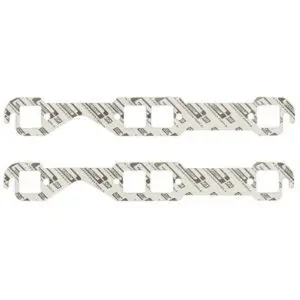 Mr Gasket 150C Performance Exhaust / Header Gaskets - Fits 1955-1991 SB Chevy 262-400 With Square Ports 1.45 x 1.48 Inch