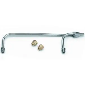 Mr Gasket 1575 Chrome Fuel Line Kit - Race, Speed & Road Demon Carburetors