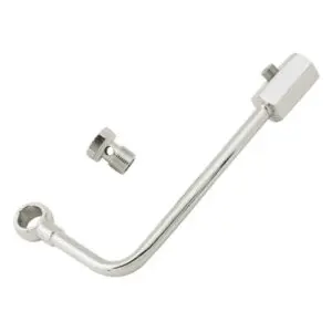 Mr Gasket 29883 Chrome Fuel Line Kit - Fits Edelbrock & Carter Carbs