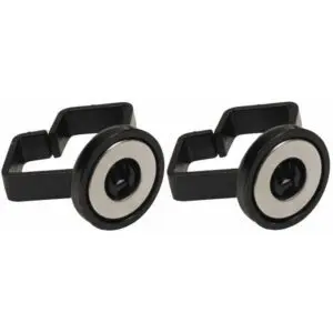 Mr Gasket 3726G Black Magnetic 3/4" Cable Holder - Pack Of 2