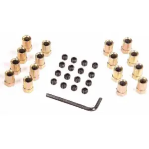 Mr Gasket 923G Nuts 3/8" For Aluminum Rocker Arms SB Chevy Pontiac Ford