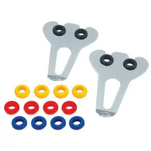 Mr Gasket 9750 Chrome Wire Looms / Wire Separators - 2 Hole - Universal