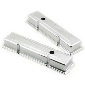 Mr Gasket 9800 Chrome Valve Covers SB Small Block Chevy 1958-86 - 283-400 cid