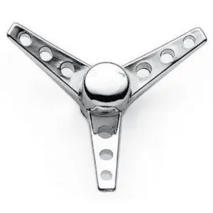 Mr Gasket 9868 Chrome Air Cleaner / Filter Tri-Bar Wing Nut