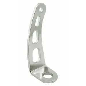 Chrome Throttle Return Spring Bracket - Universal
