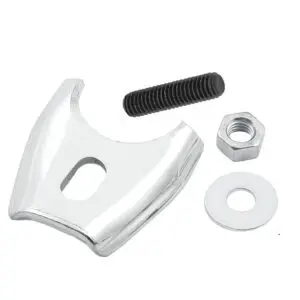 Chrome OEM Style Distributor Clamp With Stud, Nut & Washer - US Ford FE 57-77