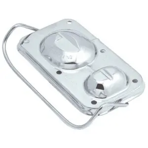 Chrome Brake Master Cylinder Cover 3" x 5" Single Bail - GM Car & Truck 1967-80