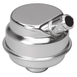 Chrome Mopar Style Valve Cover Breather With Tube - Push In / Push On Style