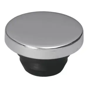 Chrome Push In Oil Filler Cap / Plug - GM Chevy - Valve Covers With 1.25" Holes