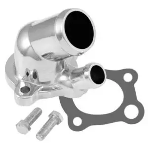 Chrome Gasket Style Water Neck / Thermostat Housing - Oldsmobile 330 350 425 455