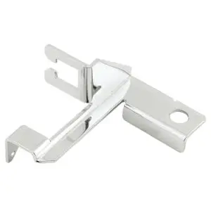 Chrome Carb Mounted Throttle Cable Bracket - Manual Transmissions