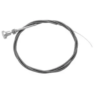 Choke Cable With Billet Knob 72" / 6' / 6 Ft  Installs in 3/8" dia Mounting Hole
