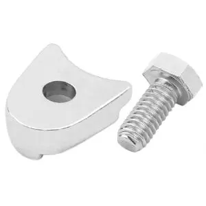 Chrome OEM Style Distributor Clamp With Bolt - US Ford 1962-01 V8 (Except FE)