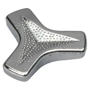 Chrome Tri-Bar Air Cleaner Wing Nut 1/4"-20