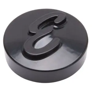 Edelbrock 4270 Black Anodized Air Cleaner Nut With Raised "E" Logo