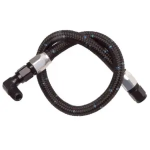 Edelbrock 81233 ProClassic Black Fuel Hose Kit - SB Chevy, SB & BB Chrysler