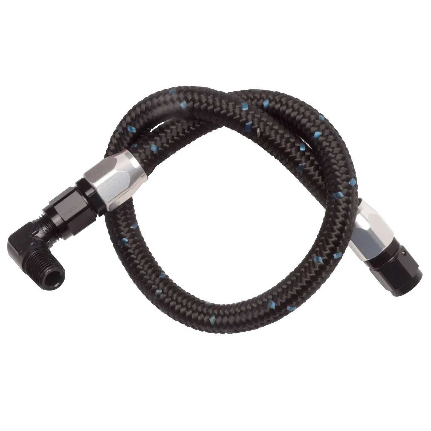 Edelbrock 81233 ProClassic Black Fuel Hose Kit - SB Chevy, SB & BB Chrysler