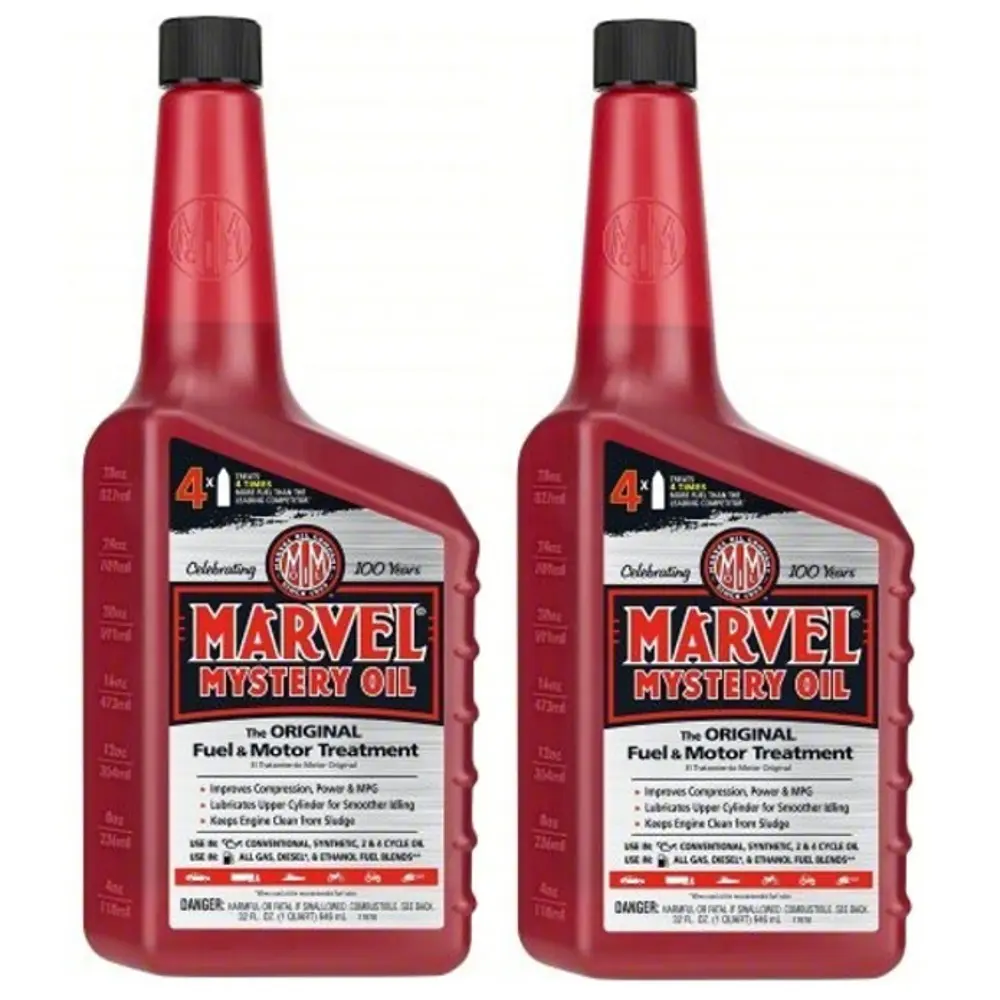 Marvel Mystery Oil - Engine, Fuel & Motor Treatment - 32 fl oz / 946 ml Pack of 2