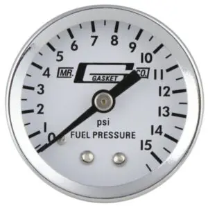 Mr Gasket 1561 Fuel Pressure Gauge 0-15 PSI