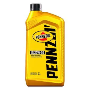 Pennzoil 20W-50 Mineral Engine Oil - US Quart / 946 ml