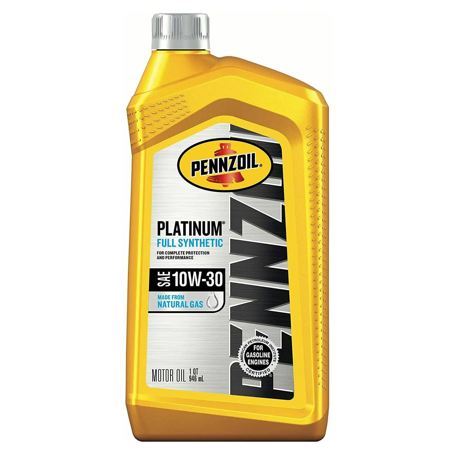Pennzoil Platinum 10W-30 Full Synthetic Engine Oil - US Quart / 946 ml