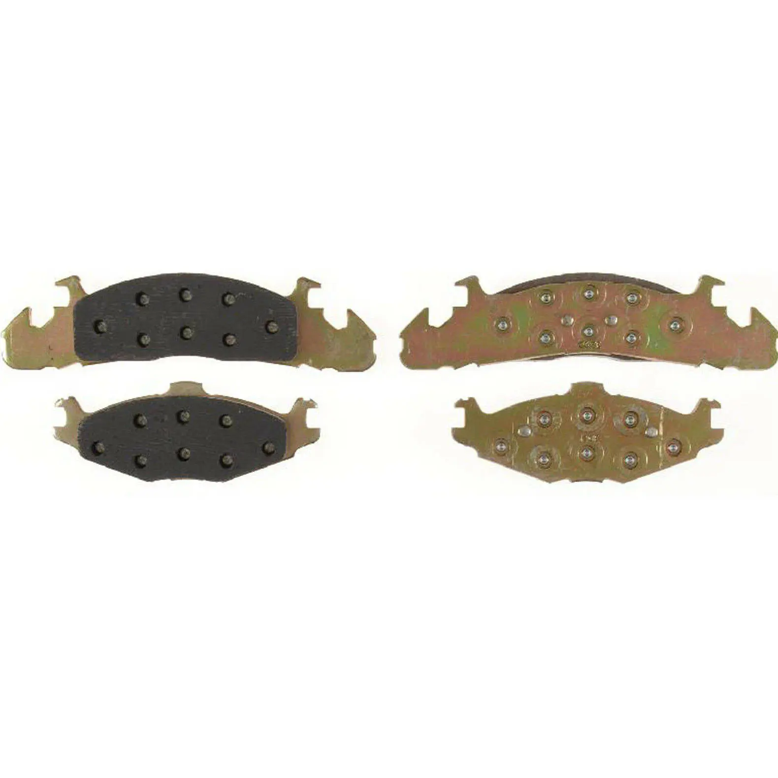 Front Semi Metallic Brake Pads 1984-1990 Dodge Caravan Plymouth Voyager