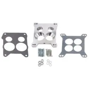 Carb Adapter Kit - Holley Square Bore to Quadra Jet Base - Ported