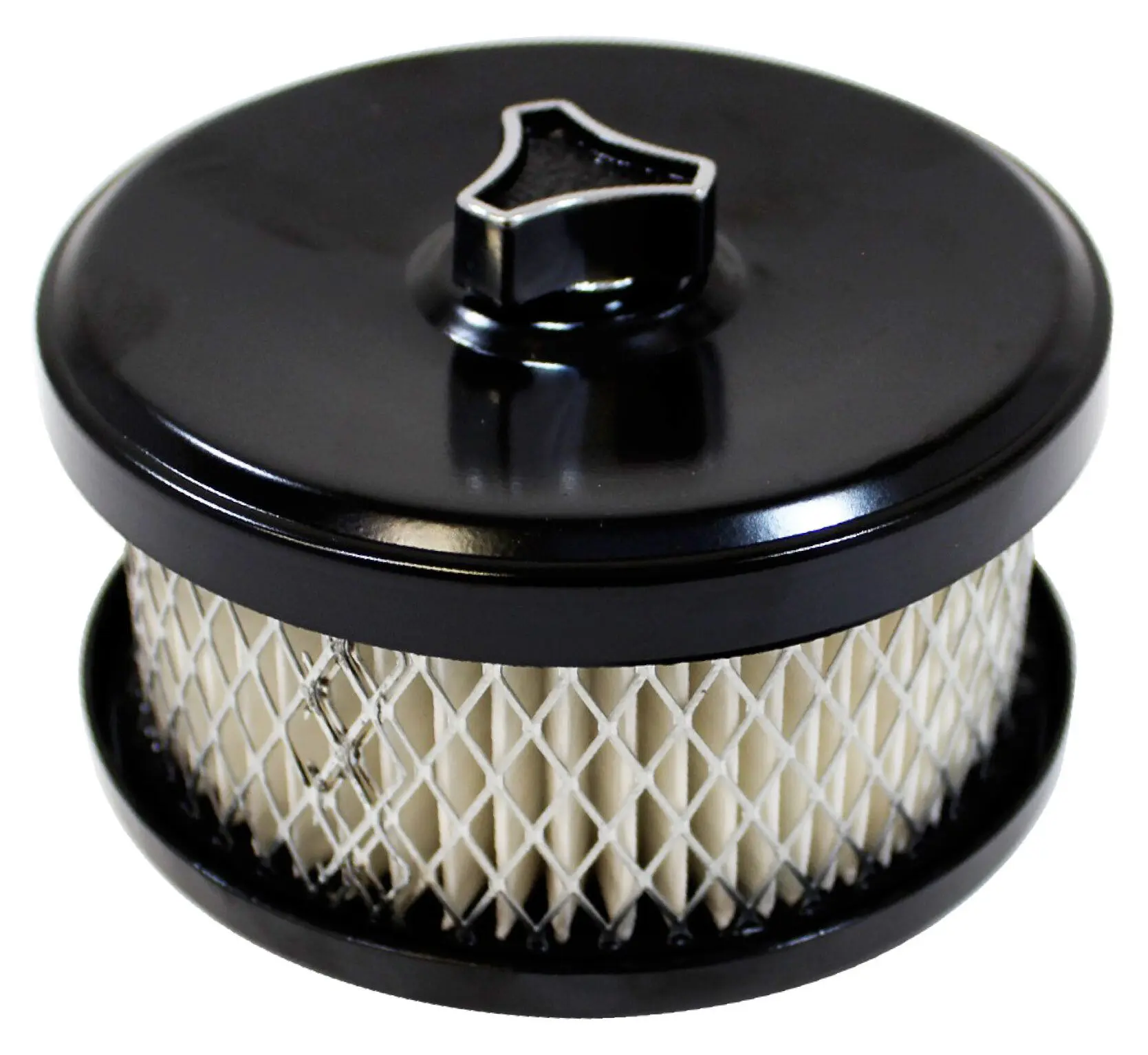 4" x 2-7/8" Black "Dish Style" Air Cleaner / Filter Kit