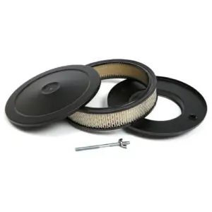 10" x 2" Black Air Cleaner / Filter Kit - Muscle Car Style
