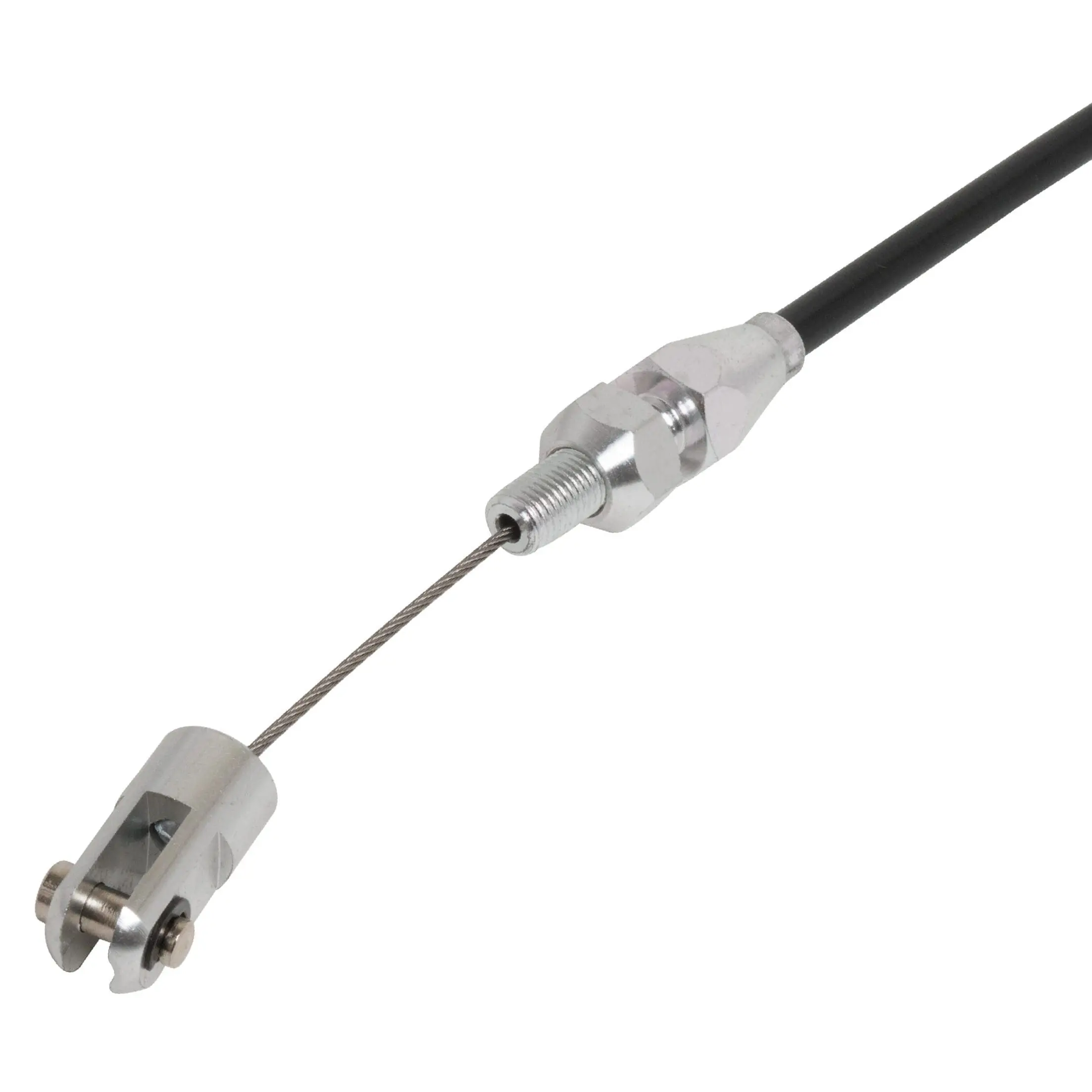48" Universal EFI Stainless Steel Braided Throttle Cable - GM, Ford - Image 2
