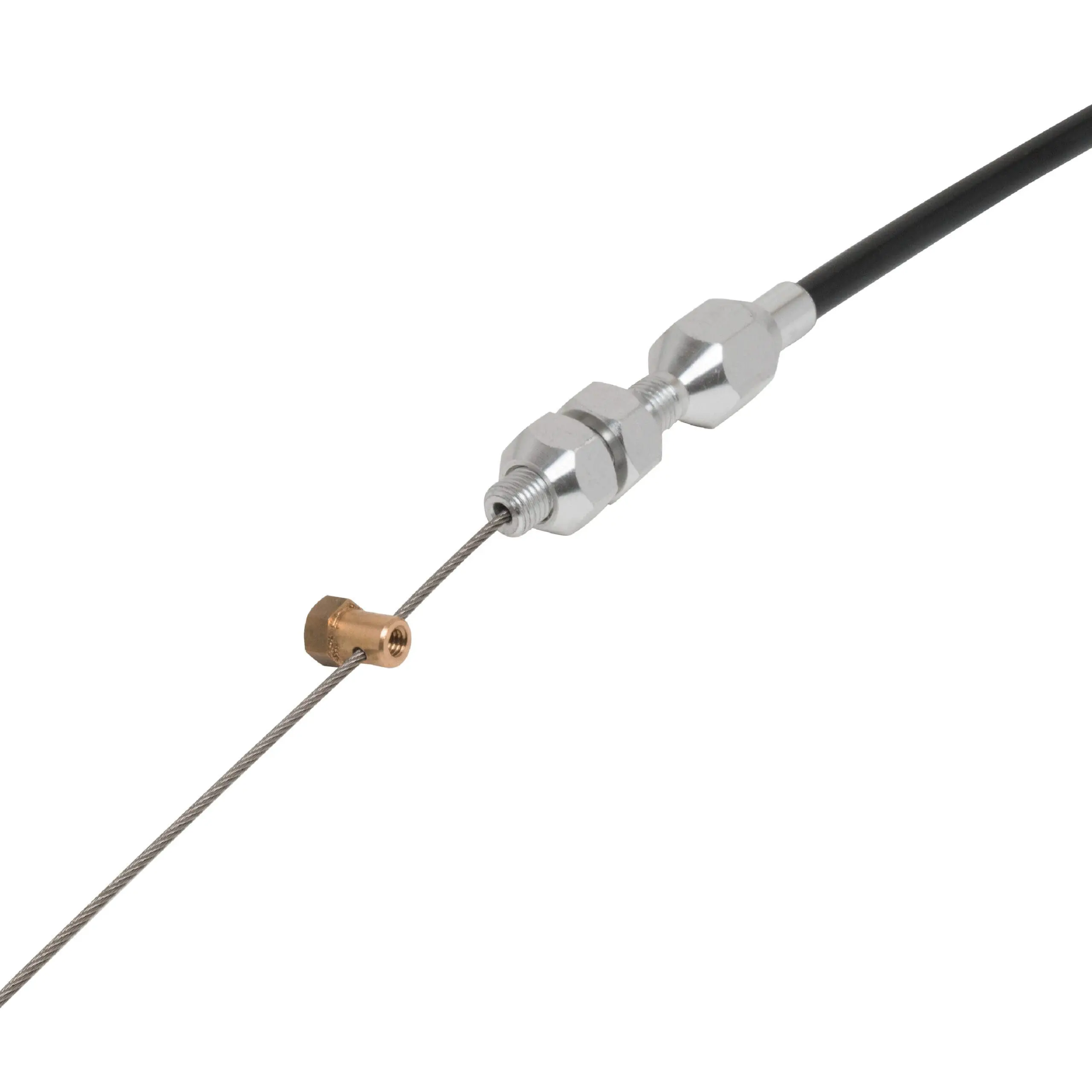 48" Universal EFI Stainless Steel Braided Throttle Cable - GM, Ford - Image 3