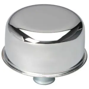Chrome Valve Cover Breather - 3/4" Neck - Push In / Push On Style