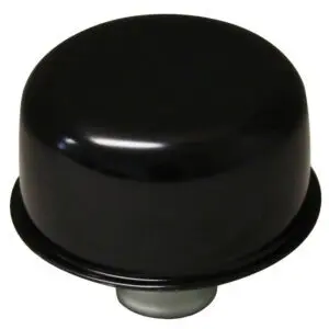 Black Valve Cover Breather - 1" Neck - Push In / Push On Style