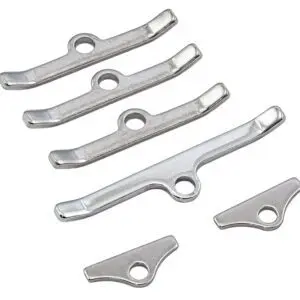 Chrome Valve Cover Spreader Bars - Small Block Ford 260-305, 351W - Pack Of 6
