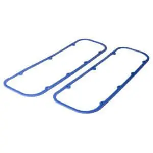 BB Chevy 1965-2000 - Blue Rubber Valve Cover Gaskets With Steel Inner Core