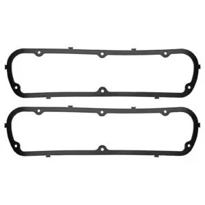 SB Ford 289-351W Valve Cover Gaskets - Black Rubber With Steel Inner Core