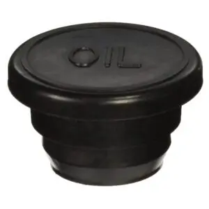 Rubber Push In Oil Filler Cap / Plug with "OIL" Logo
