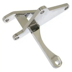 Chrome Alternator Bracket - BB Chevy With Short Water Pump