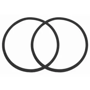5-1/8" Air Cleaner Gaskets - Pack Of Two