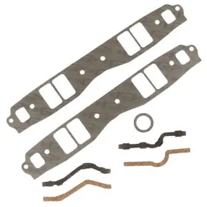 Mr Gasket 111 Performance Intake Manifold Gaskets - Fits 1955-91 SB Chevy 262-400 With Large Ports