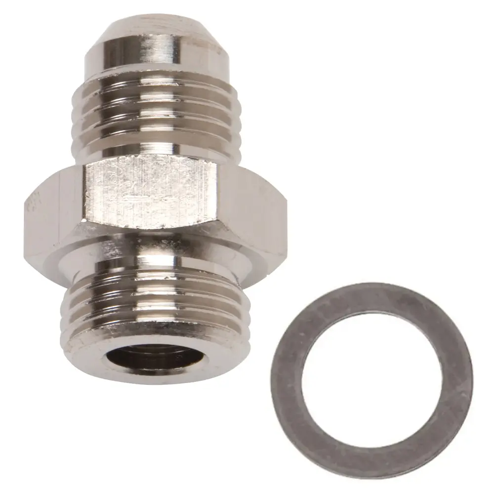 Edelbrock 8087 -6AN x 5/8"-20 Fuel Inlet Fitting for Edelbrock Square-Bore & Carter AFB Carburettors