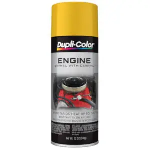 Dupli-Color DE1642 Daytona Yellow Engine Enamel With Ceramic