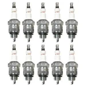 Box Of 10 Champion Vintage Classic Spark Plugs J18Y - In Original Packaging