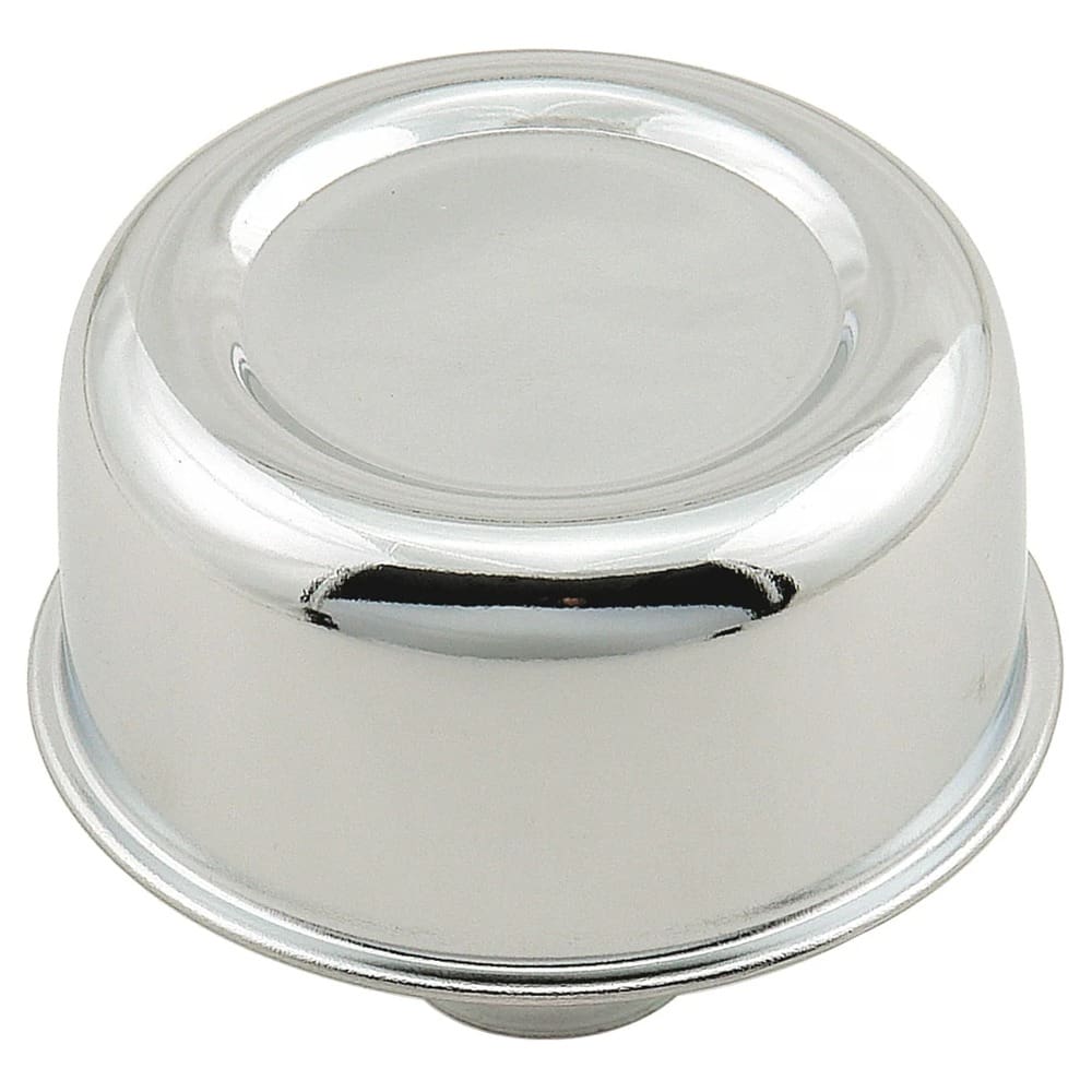 Mr Gasket 2056 Chrome Valve Cover Breather - Push-On Style - Medallion Ready