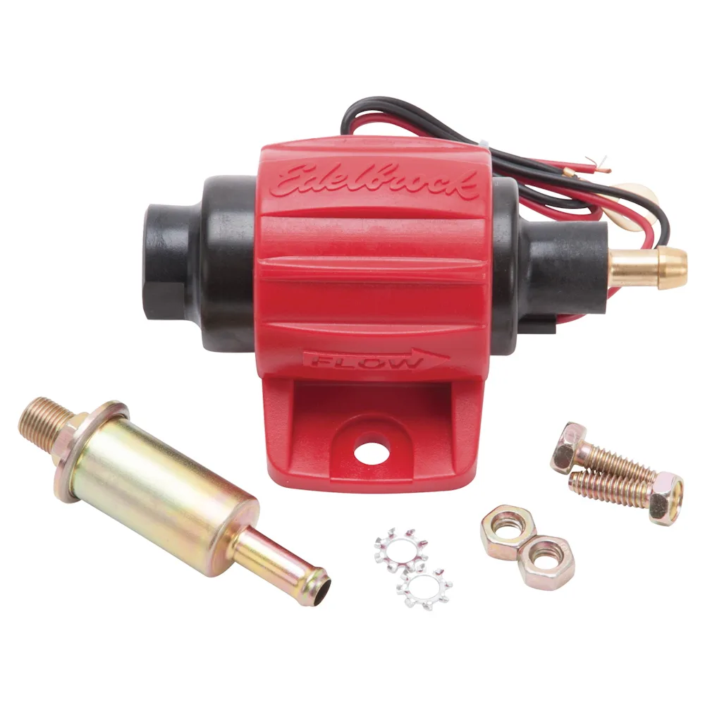 Edelbrock 17301 Universal Micro Electric Gasoline Fuel Pump - 38 GPH / 144 LPH