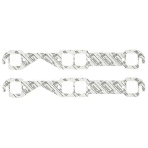Mr Gasket 150A Performance Exhaust / Header Gaskets - Fits 1955-1991 SB Chevy 262-400 With Square Ports 1.45 x 1.55 Inch