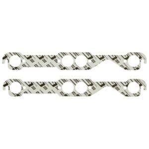 Mr Gasket 150B Performance Exhaust / Header Gaskets - Fits 1955-1991 SB Chevy 262-400 With Round Ports 1.50 Inch