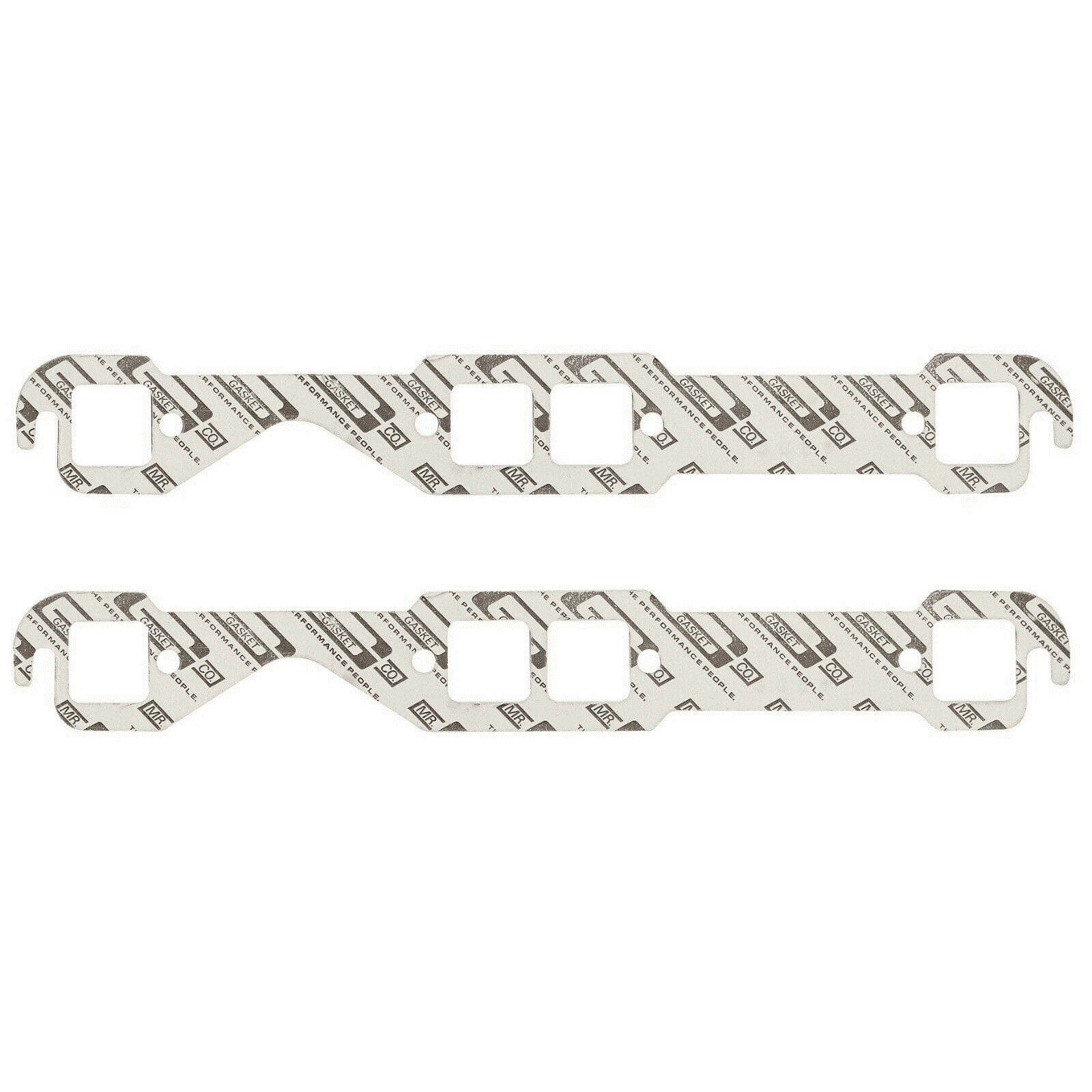 Mr Gasket 150C Performance Exhaust / Header Gaskets - Fits 1955-1991 SB Chevy 262-400 With Square Ports 1.45 x 1.48 Inch